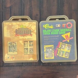 Classic Baseball Trivia Board Game - Gold and Green